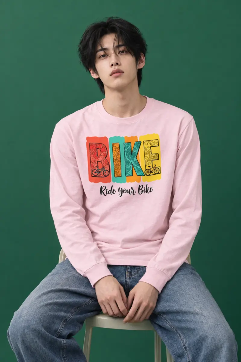 "Ride Your Bike" Unisex Longsleeve T-shirt