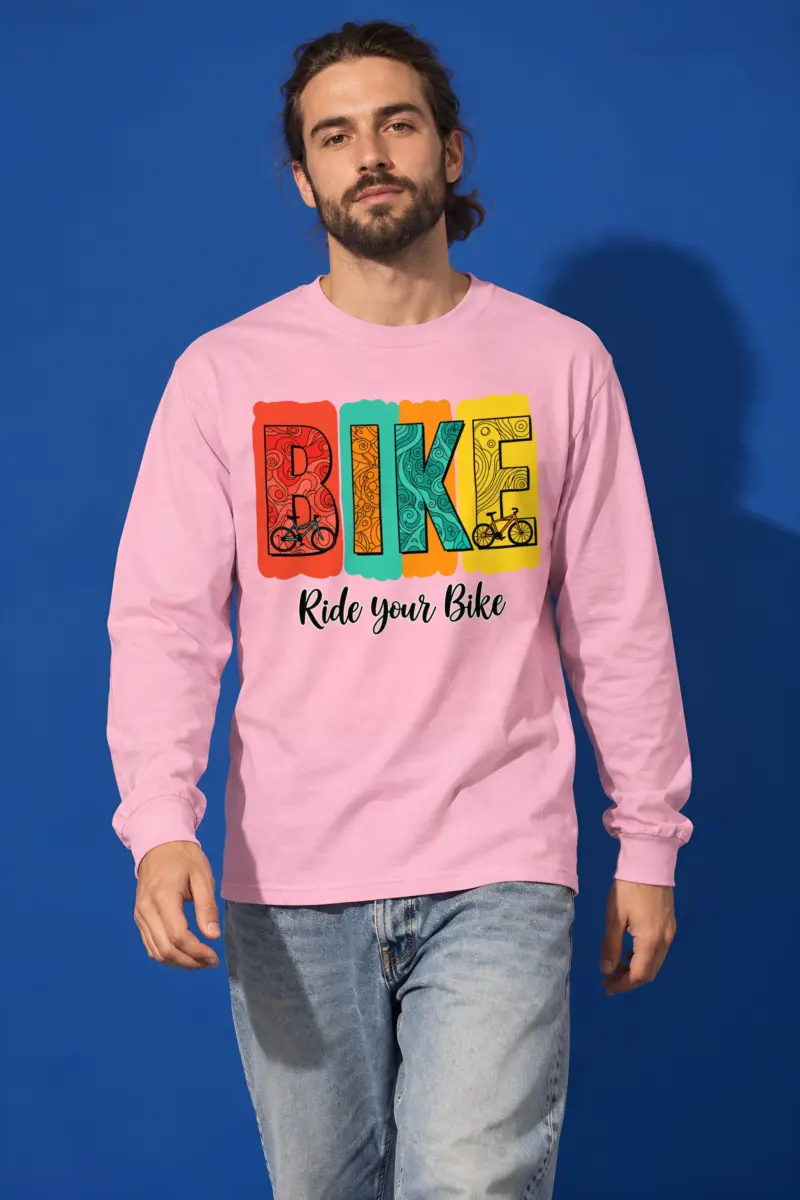 "Ride Your Bike" Unisex Longsleeve T-shirt