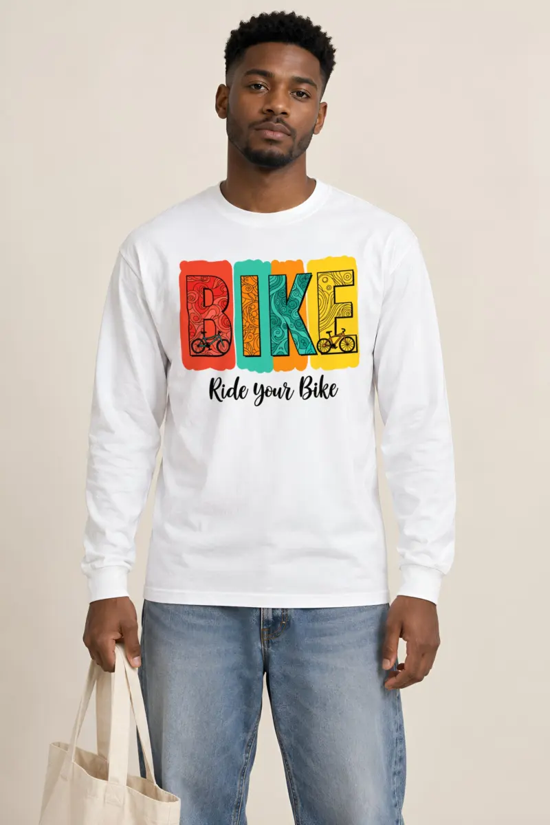 "Ride Your Bike" Unisex Longsleeve T-shirt