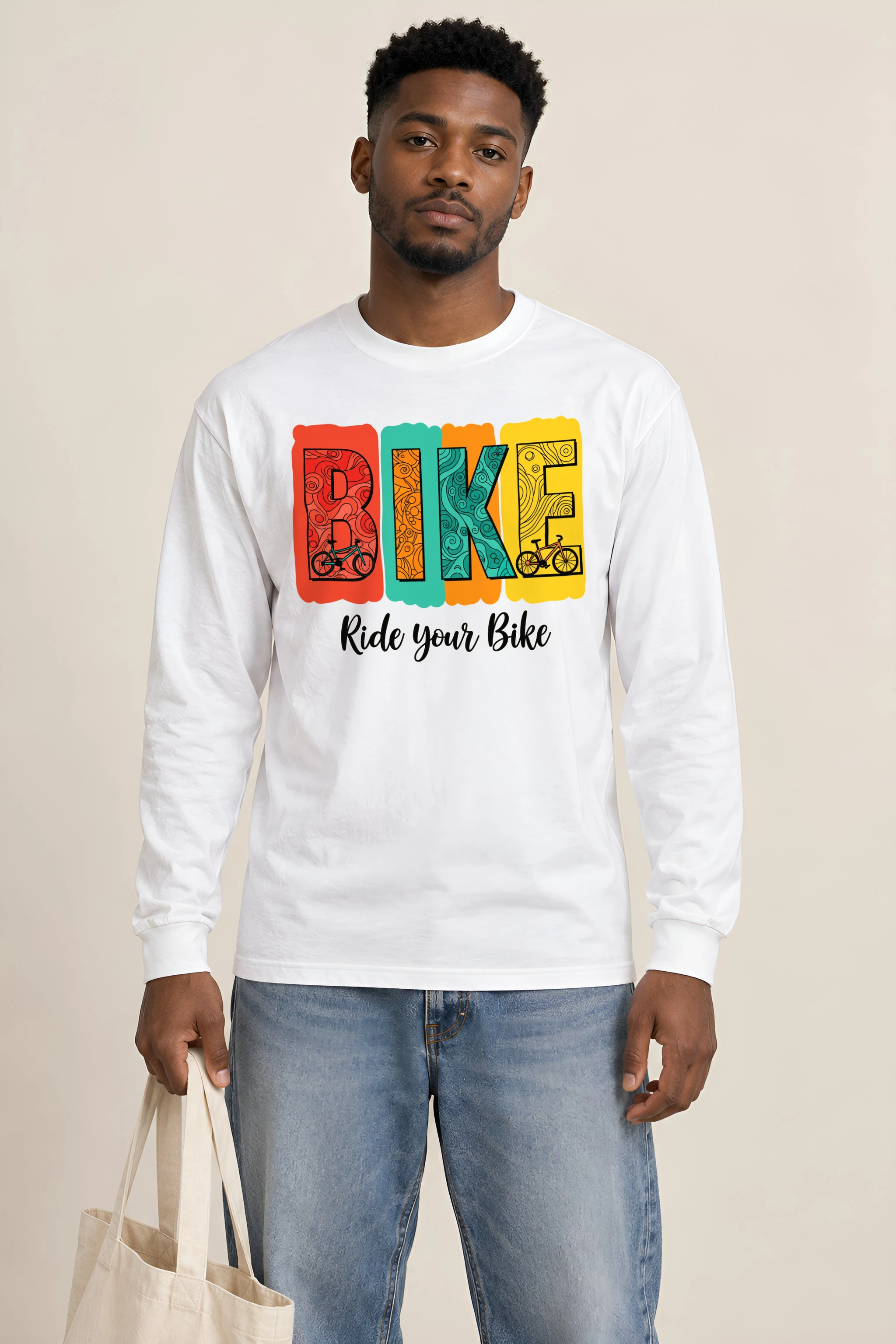 "Ride Your Bike" Unisex Longsleeve T-shirt