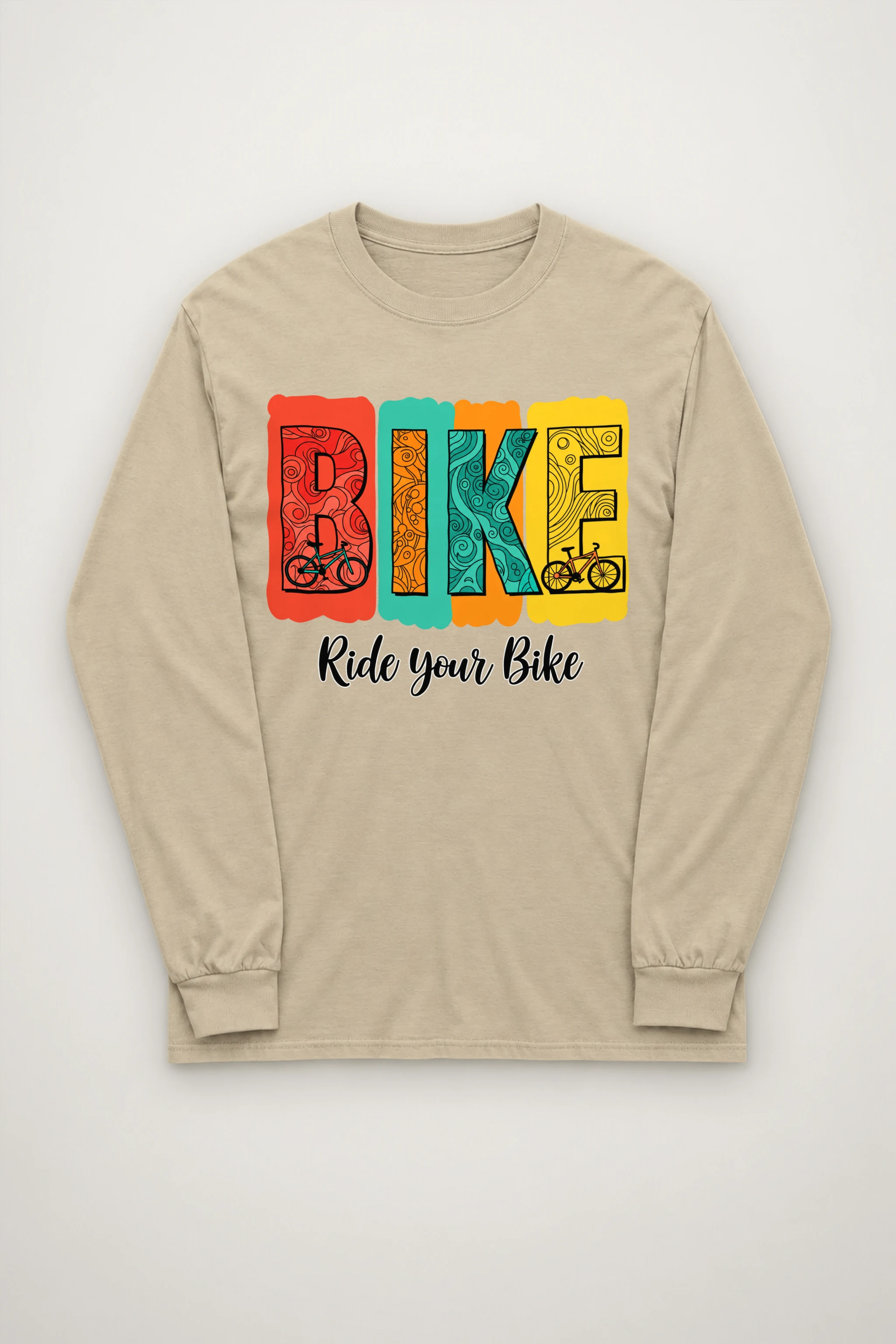 "Ride Your Bike" Unisex Longsleeve T-shirt