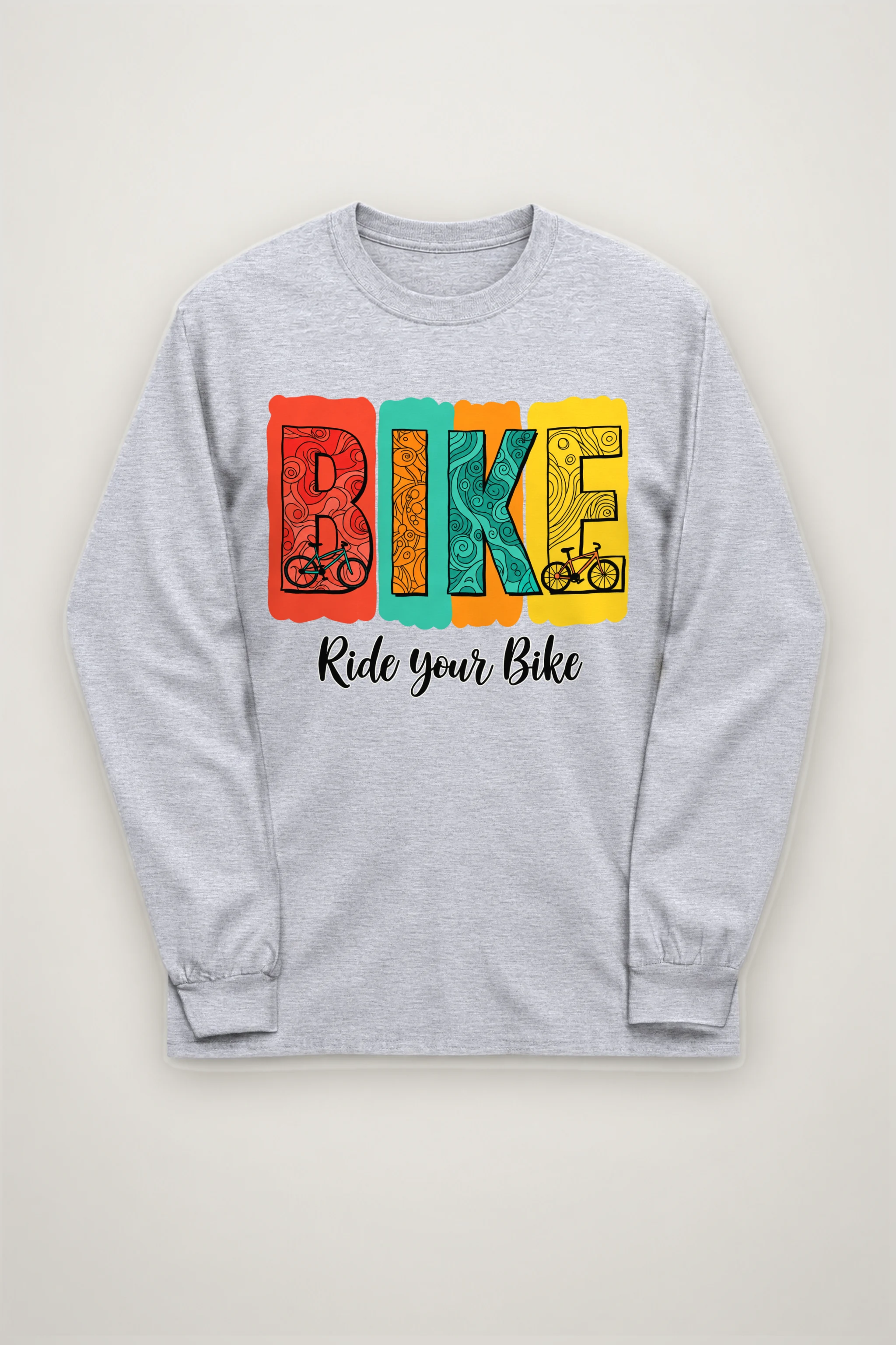 "Ride Your Bike" Unisex Longsleeve T-shirt