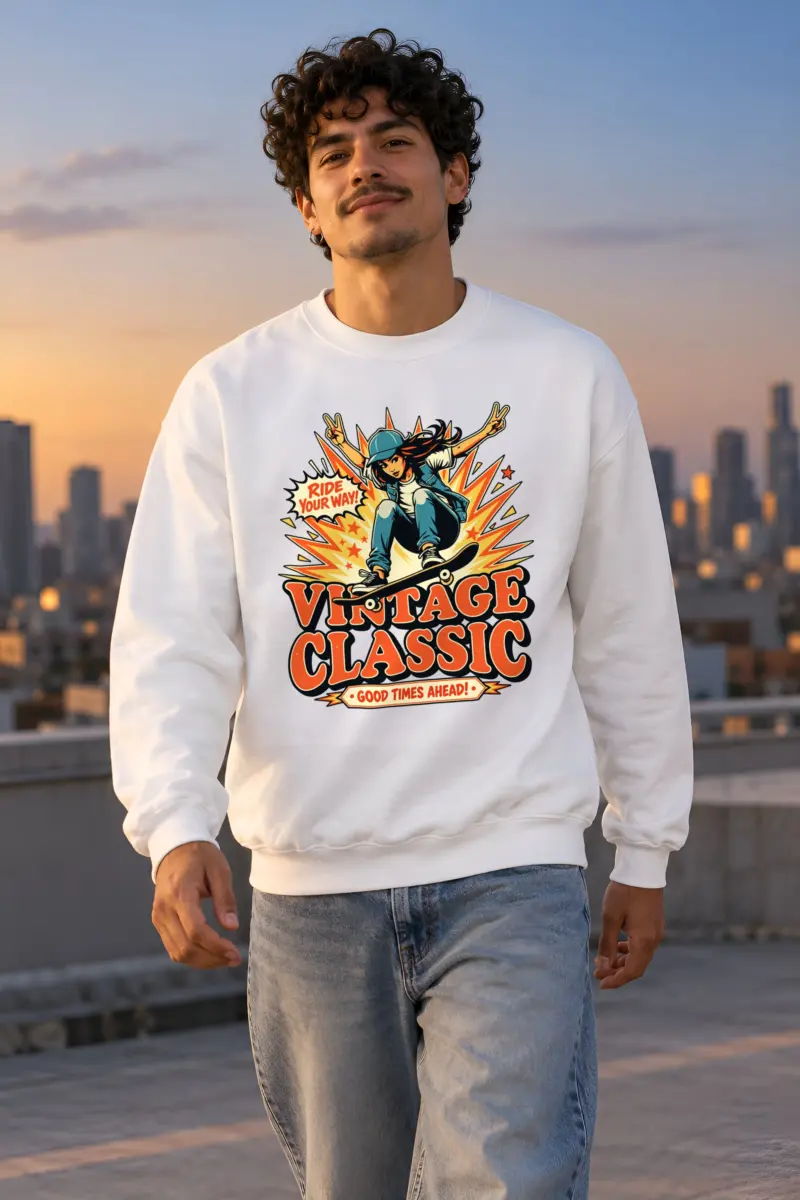 "Ride Your Way" Heavy Blend Unisex Crewneck Sweatshirt