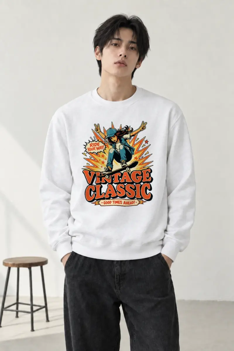 "Ride Your Way" Heavy Blend Unisex Crewneck Sweatshirt | Gildan 18000