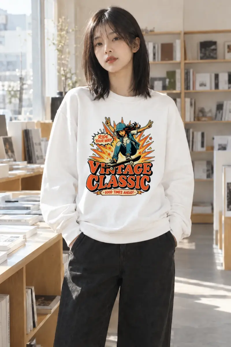 "Ride Your Way" Heavy Blend Unisex Crewneck Sweatshirt | Gildan 18000