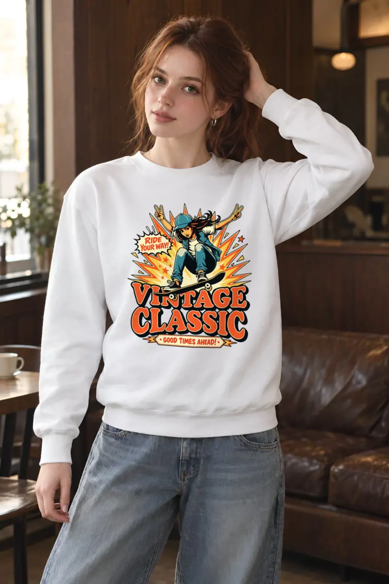 "Ride Your Way" Heavy Blend Unisex Crewneck Sweatshirt