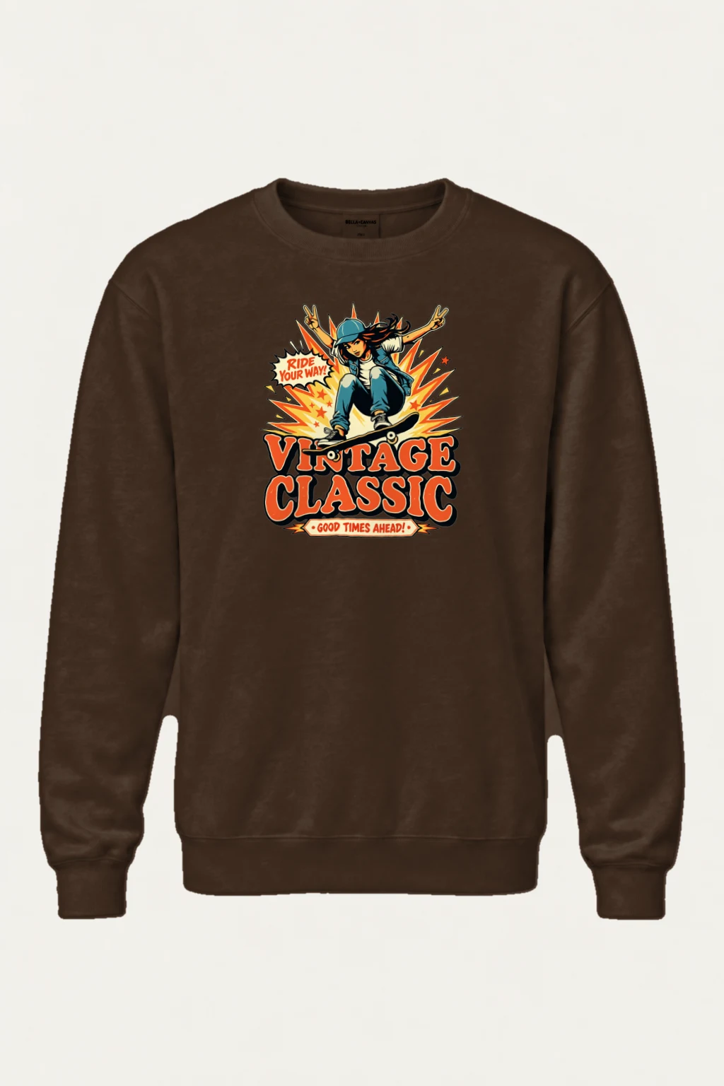 "Ride Your Way" Heavy Blend Unisex Crewneck Sweatshirt | Gildan 18000
