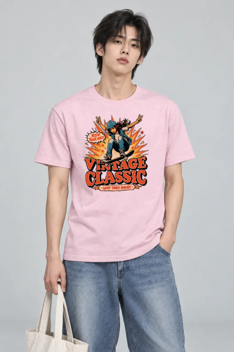 "Ride Your Way" Heavyweight Unisex Crewneck T-shirt