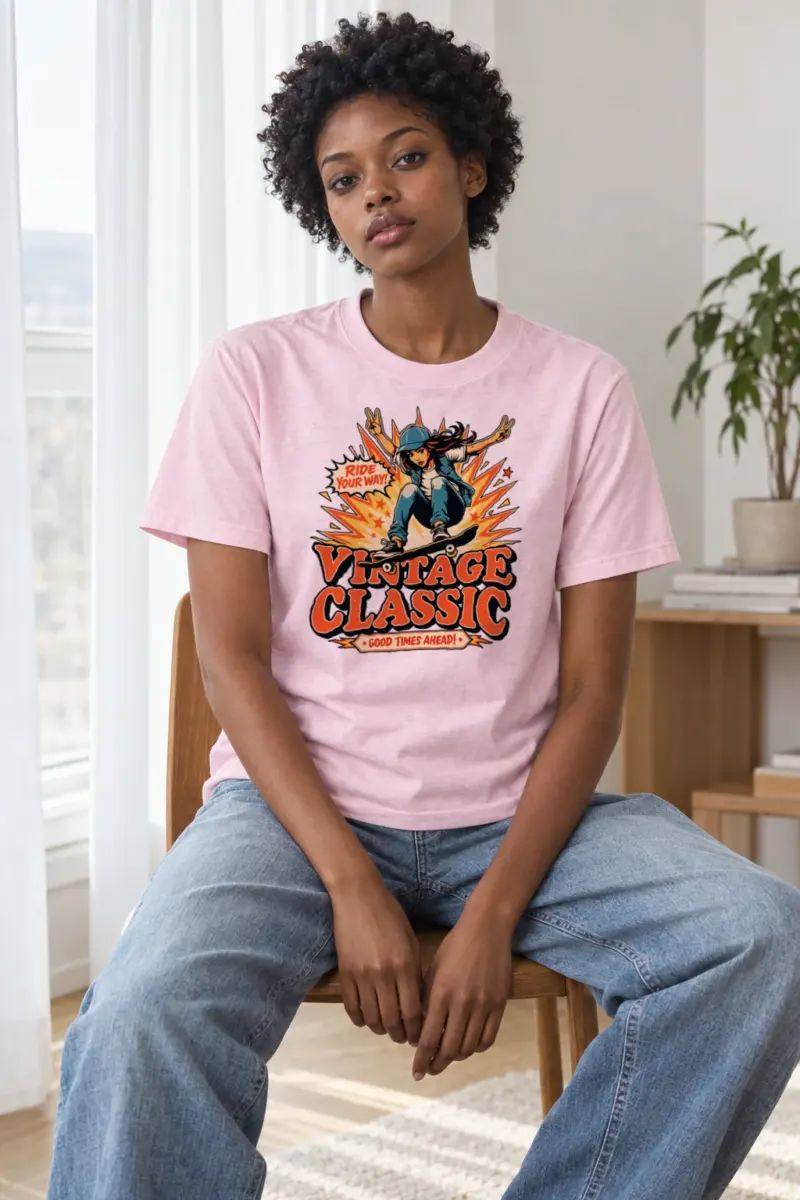"Ride Your Way" Heavyweight Unisex Crewneck T-shirt | Gildan 5000