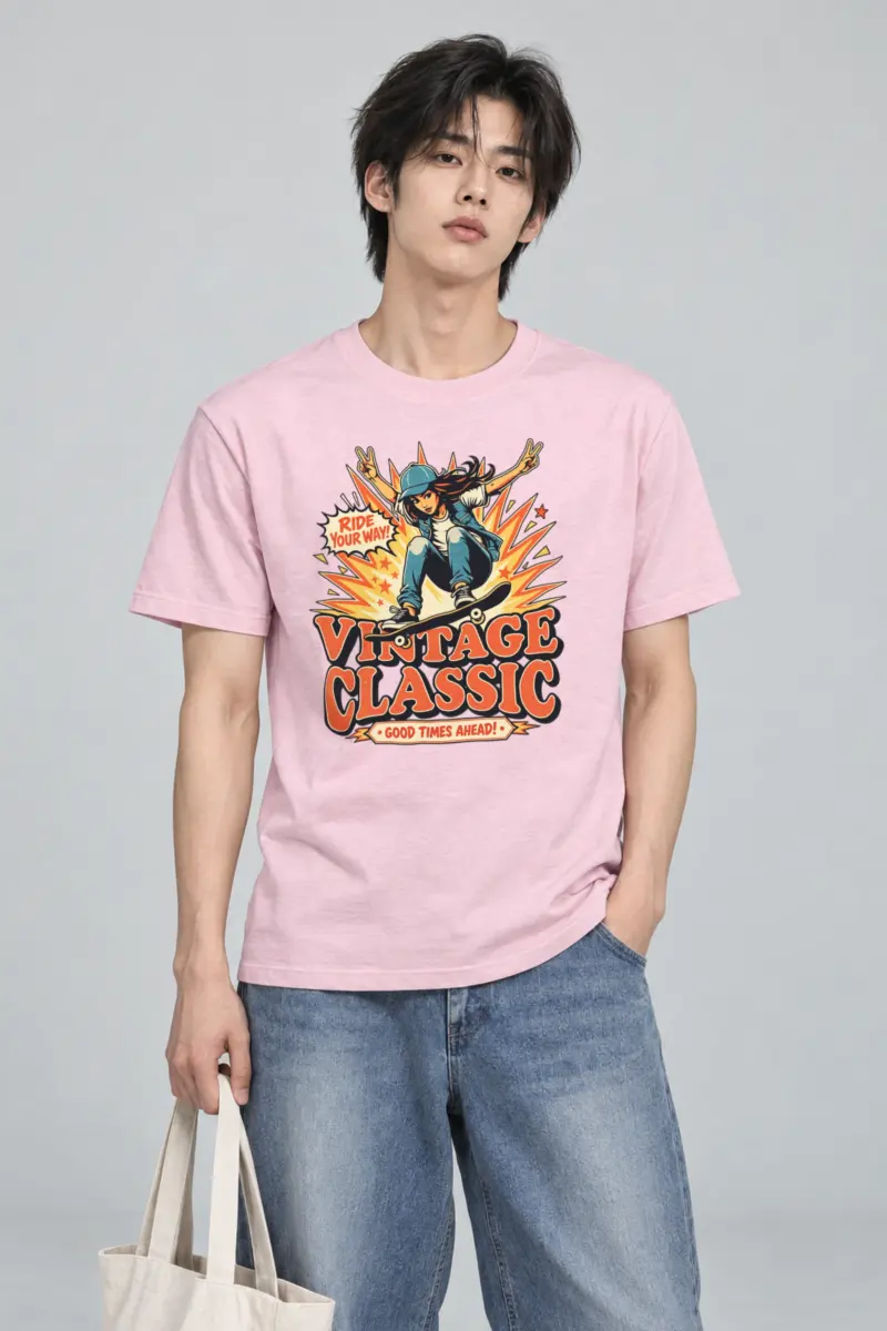 "Ride Your Way" Heavyweight Unisex Crewneck T-shirt