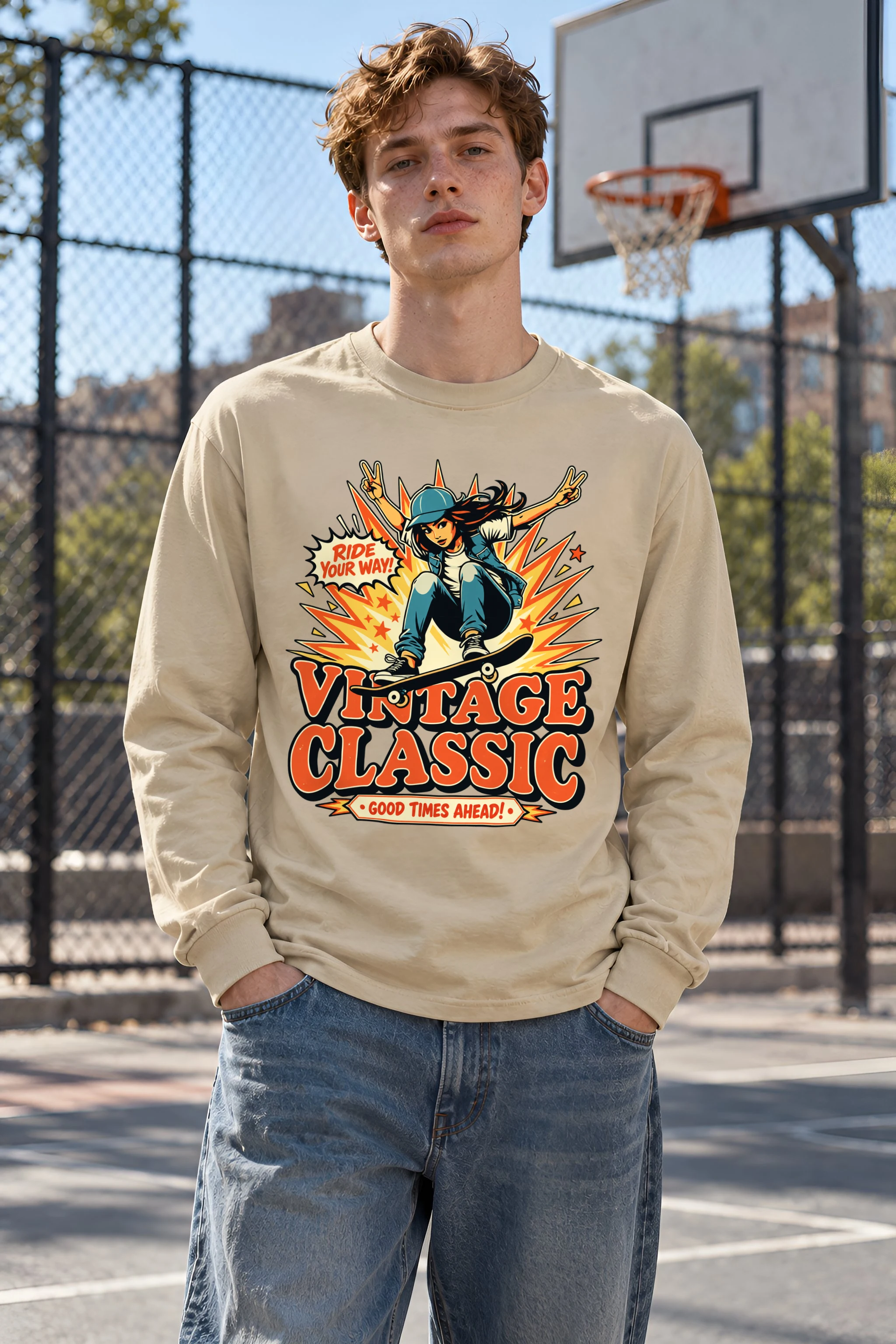 "Ride Your Way" Unisex Longsleeve T-shirt