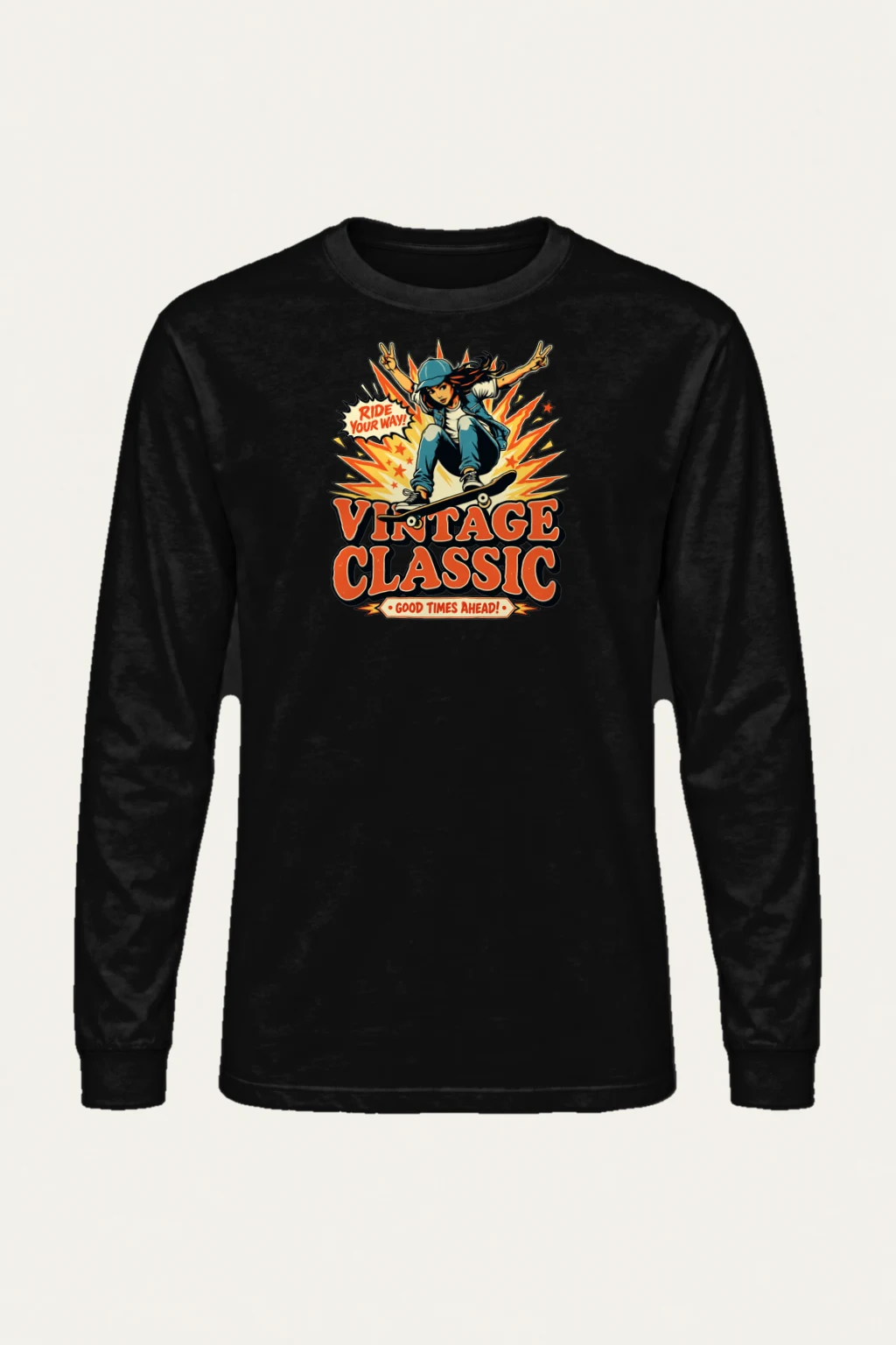 "Ride Your Way" Unisex Longsleeve T-shirt | Gildan 2400