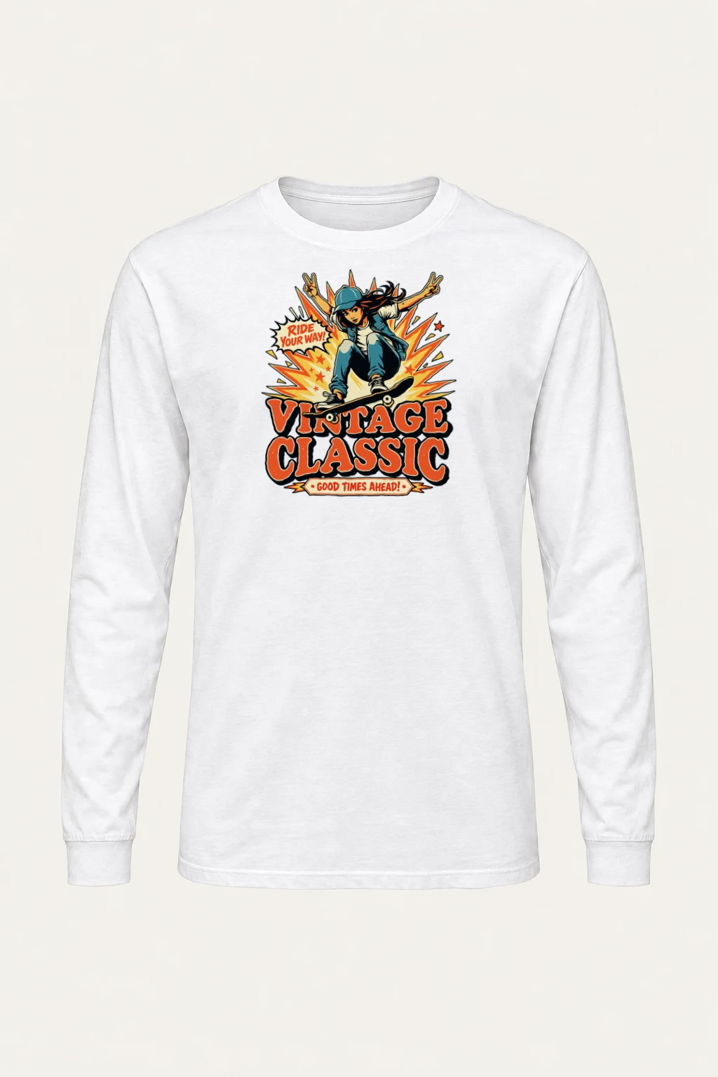 "Ride Your Way" Unisex Longsleeve T-shirt | Gildan 2400