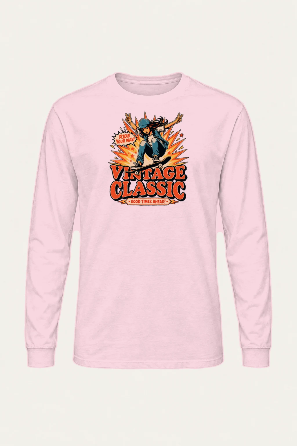"Ride Your Way" Unisex Longsleeve T-shirt | Gildan 2400