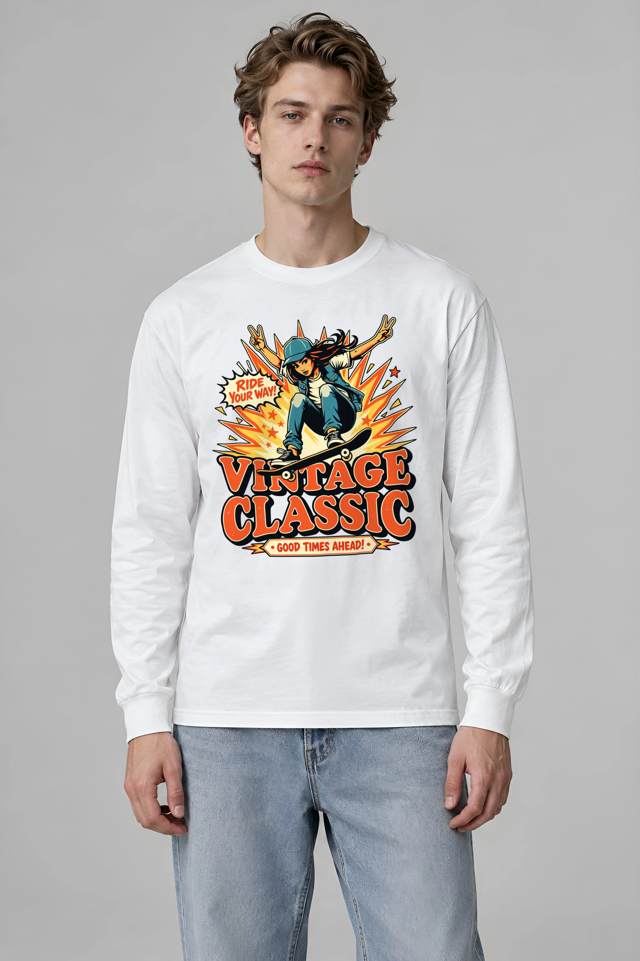 "Ride Your Way" Unisex Longsleeve T-shirt