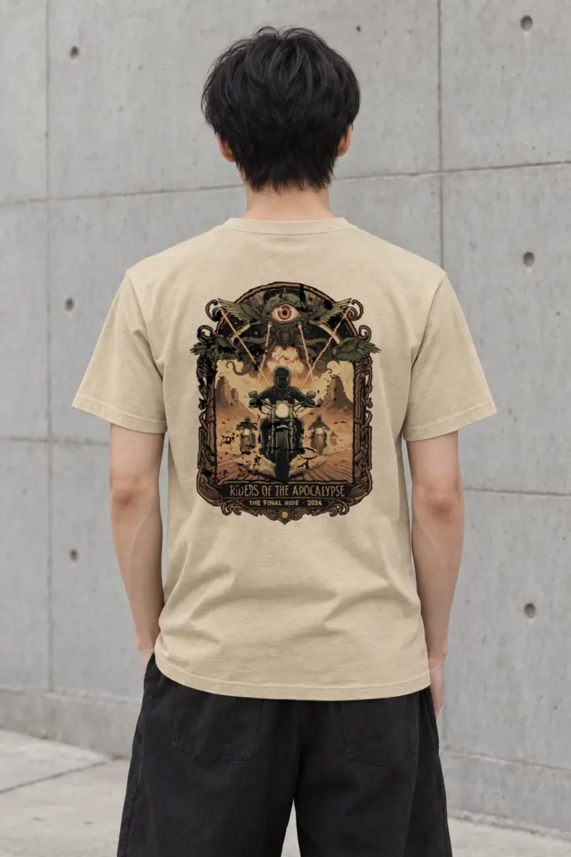 "Riders Of The Apocalypse" Heavyweight Unisex Crewneck T-shirt | Gildan 5000