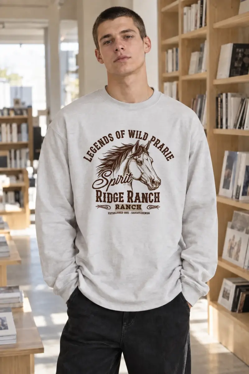“Ridge Ranch Spirit” Unisex Longsleeve T-shirt | Gildan 2400
