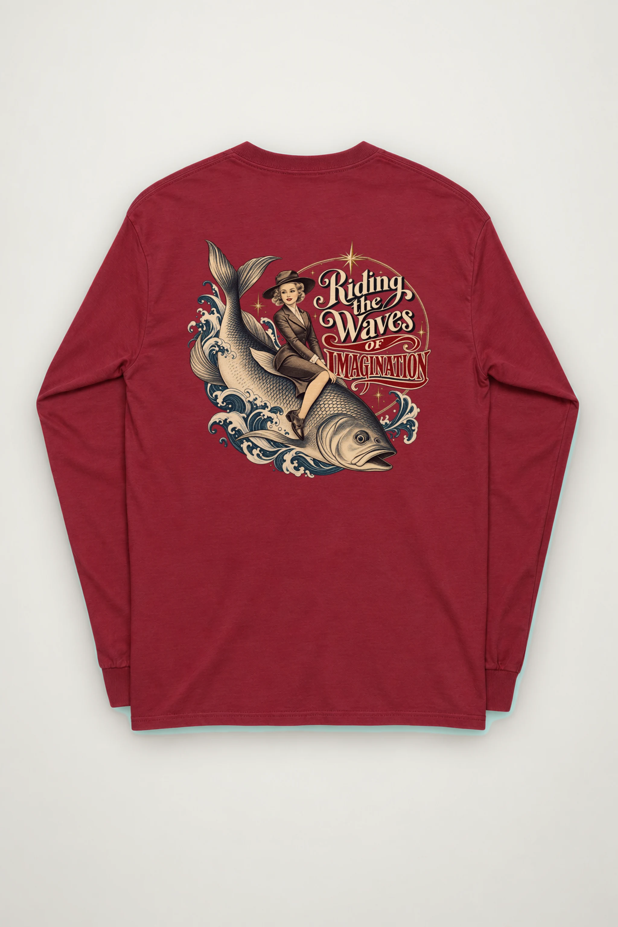 "Riding The Waves" Unisex Longsleeve T-shirt