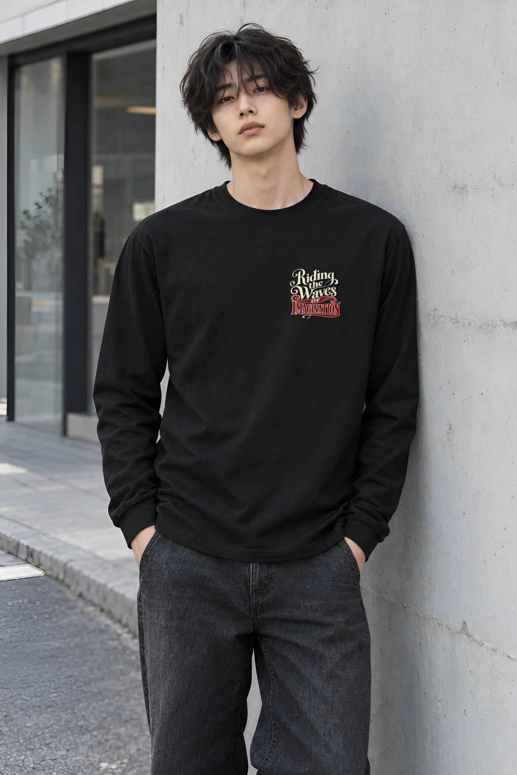 "Riding The Waves" Unisex Longsleeve T-shirt