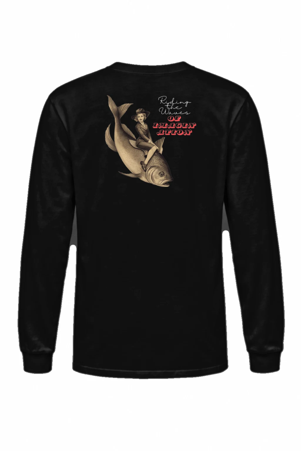 "Riding The Waves" Unisex Longsleeve T-shirt | Gildan 2400