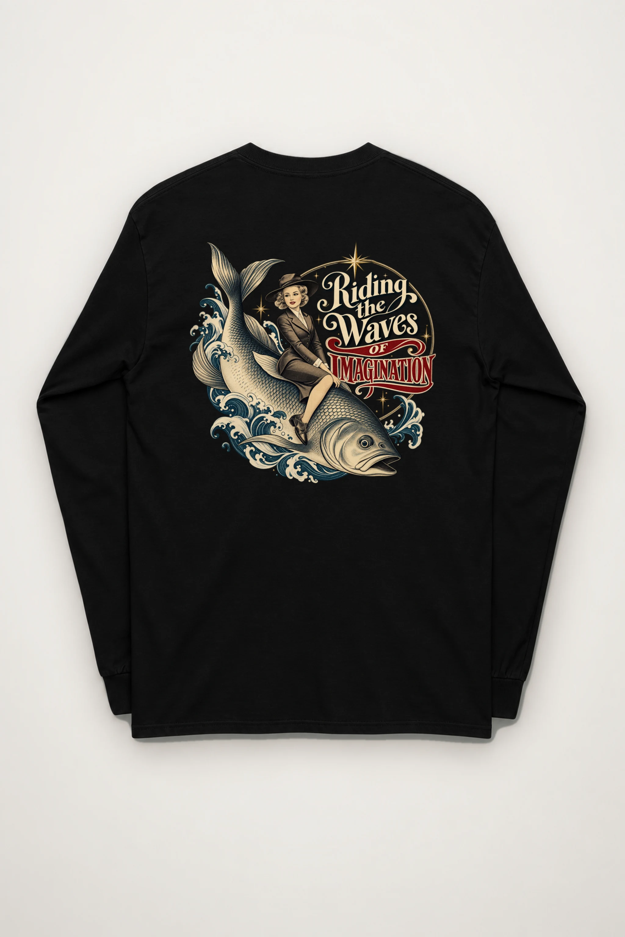 "Riding The Waves" Unisex Longsleeve T-shirt