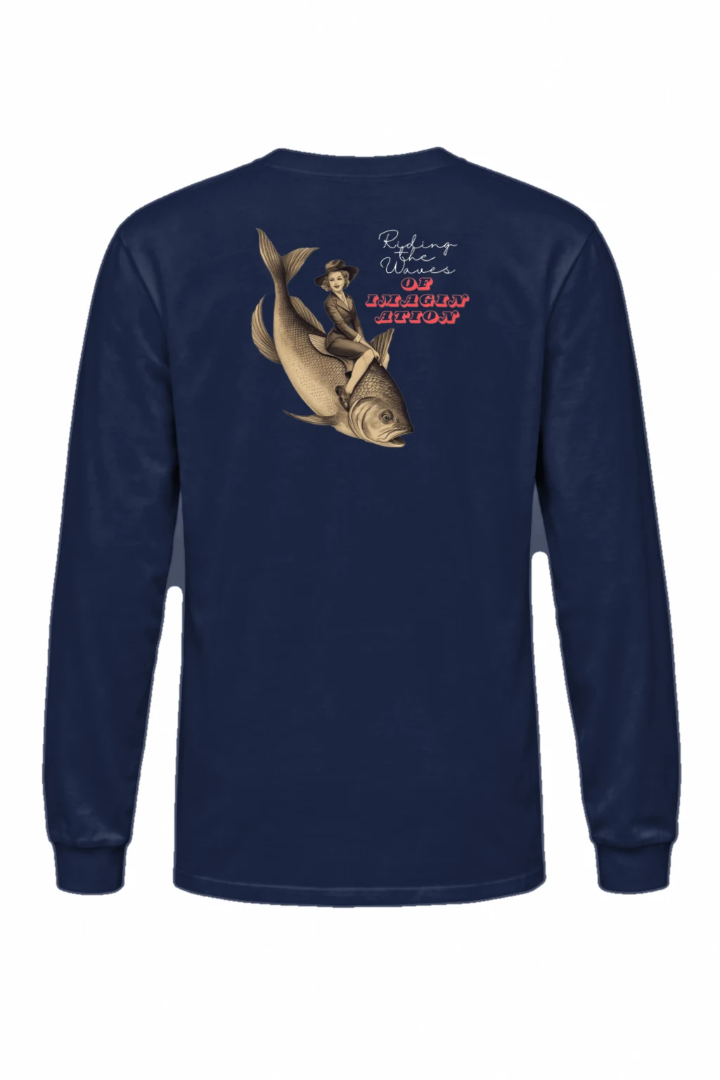 "Riding The Waves" Unisex Longsleeve T-shirt | Gildan 2400