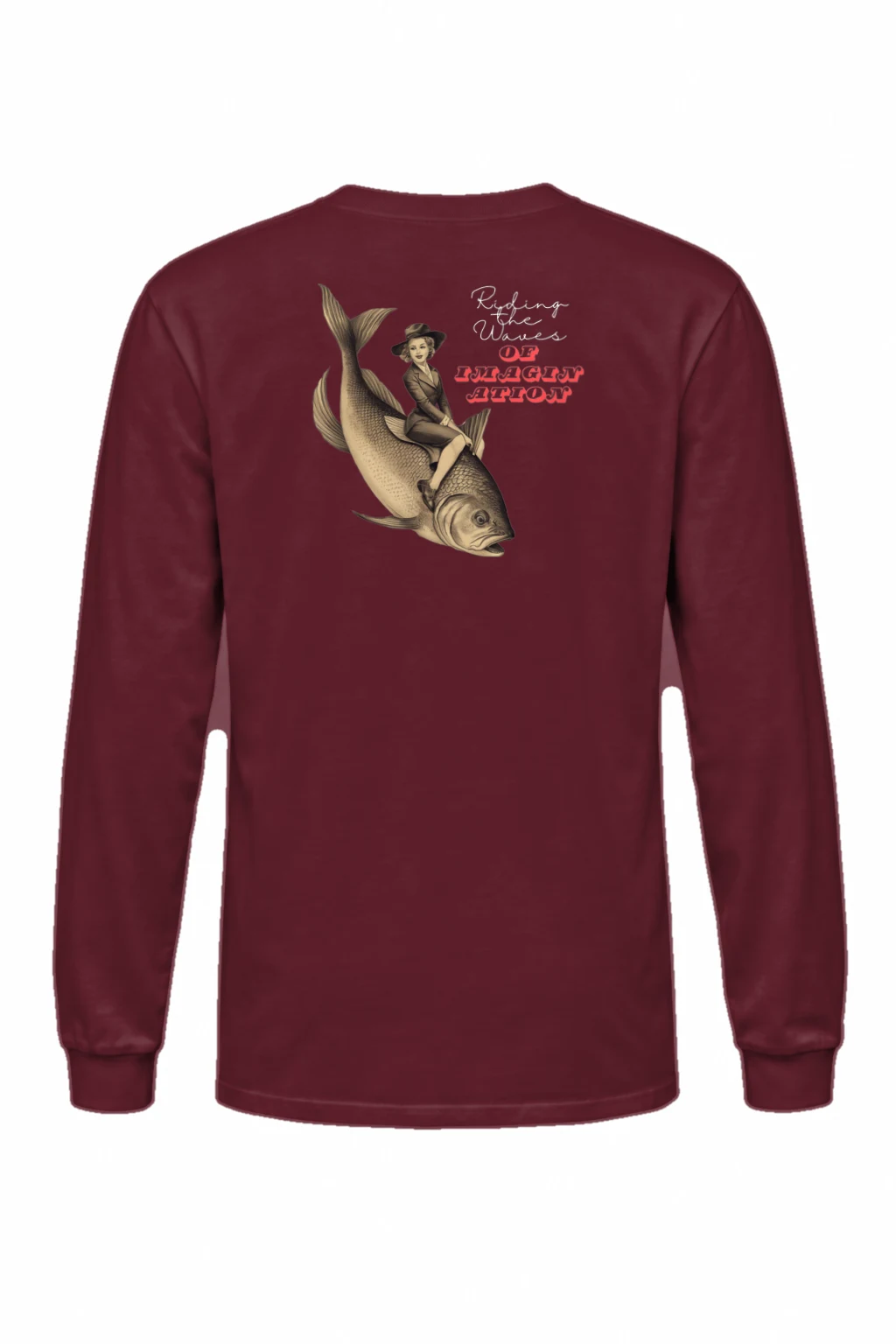 "Riding The Waves" Unisex Longsleeve T-shirt | Gildan 2400