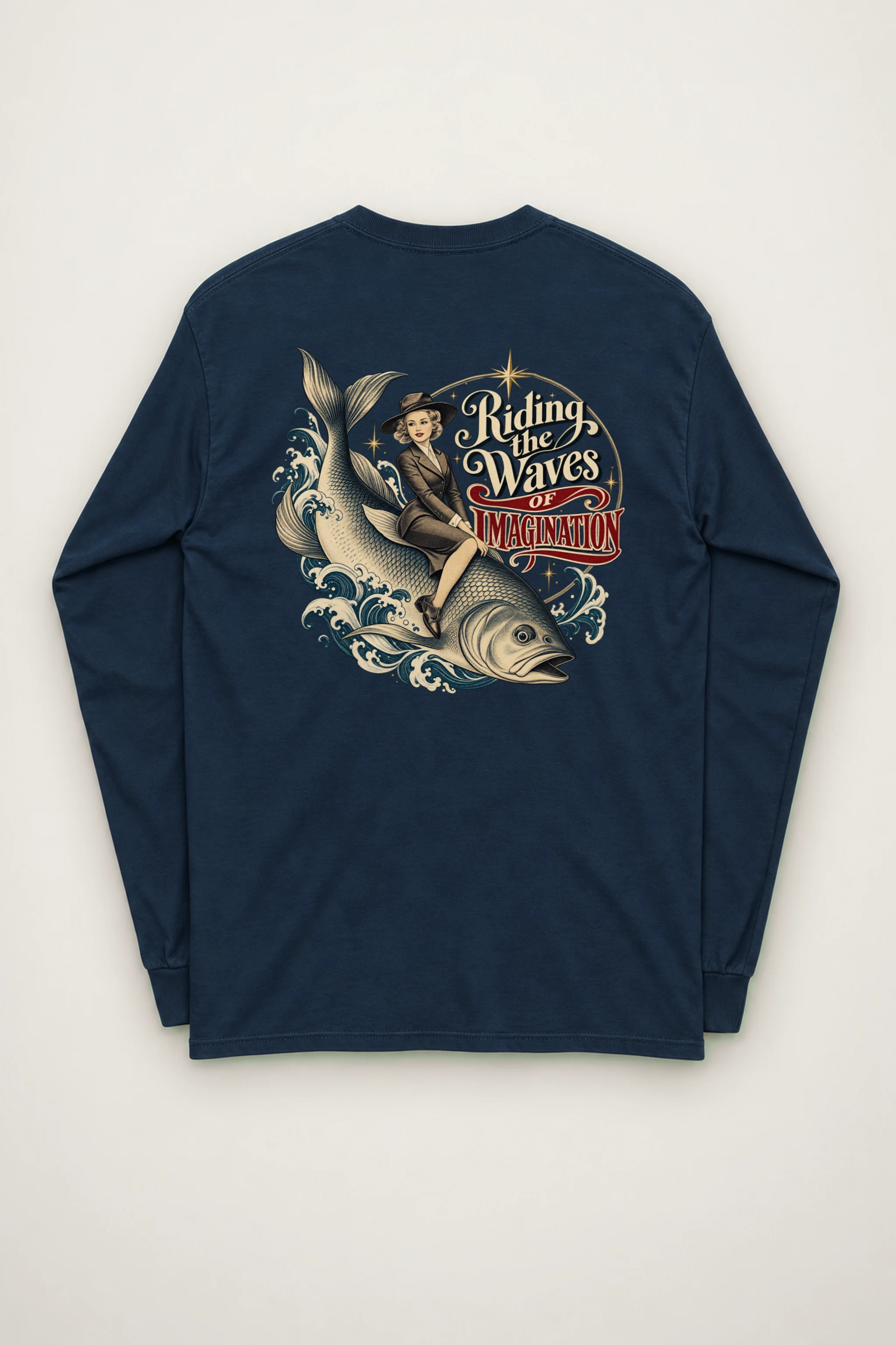 "Riding The Waves" Unisex Longsleeve T-shirt