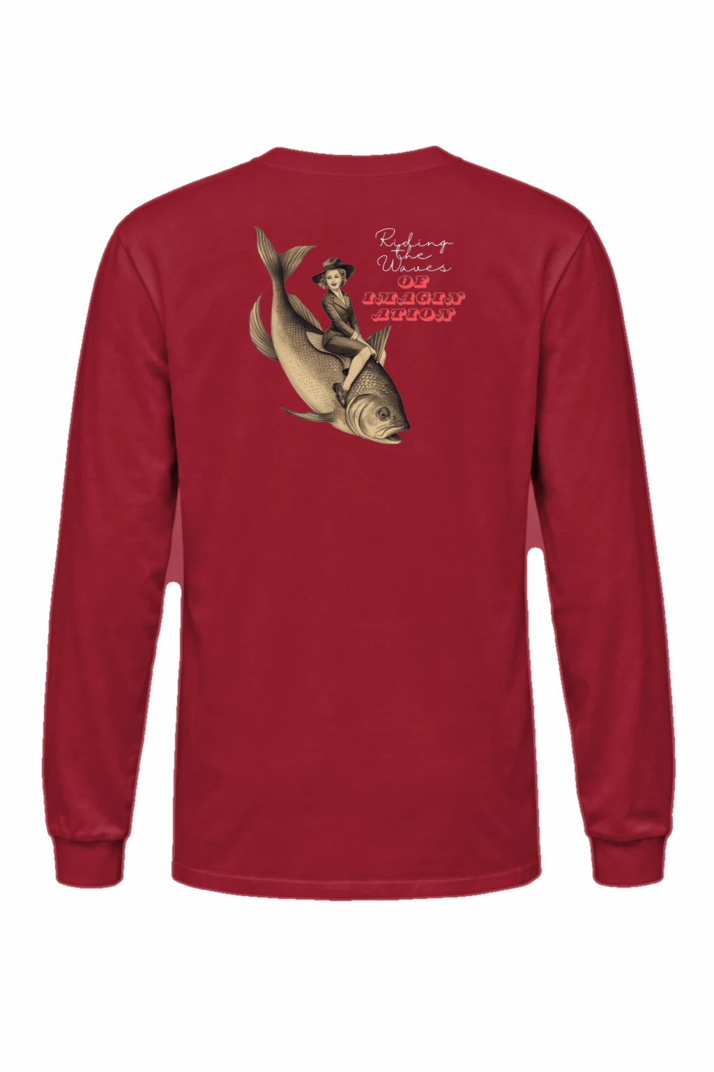 "Riding The Waves" Unisex Longsleeve T-shirt | Gildan 2400