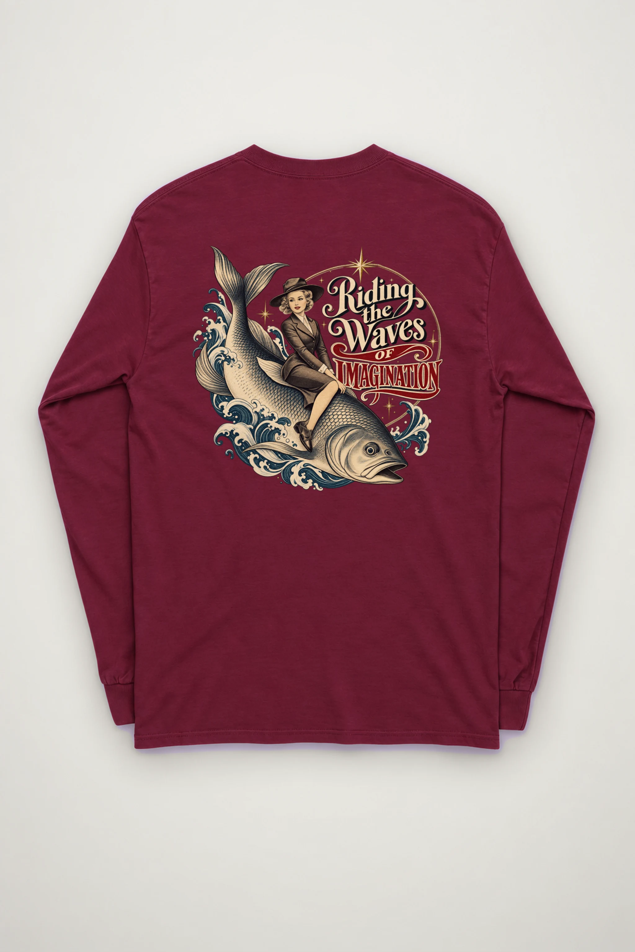 "Riding The Waves" Unisex Longsleeve T-shirt