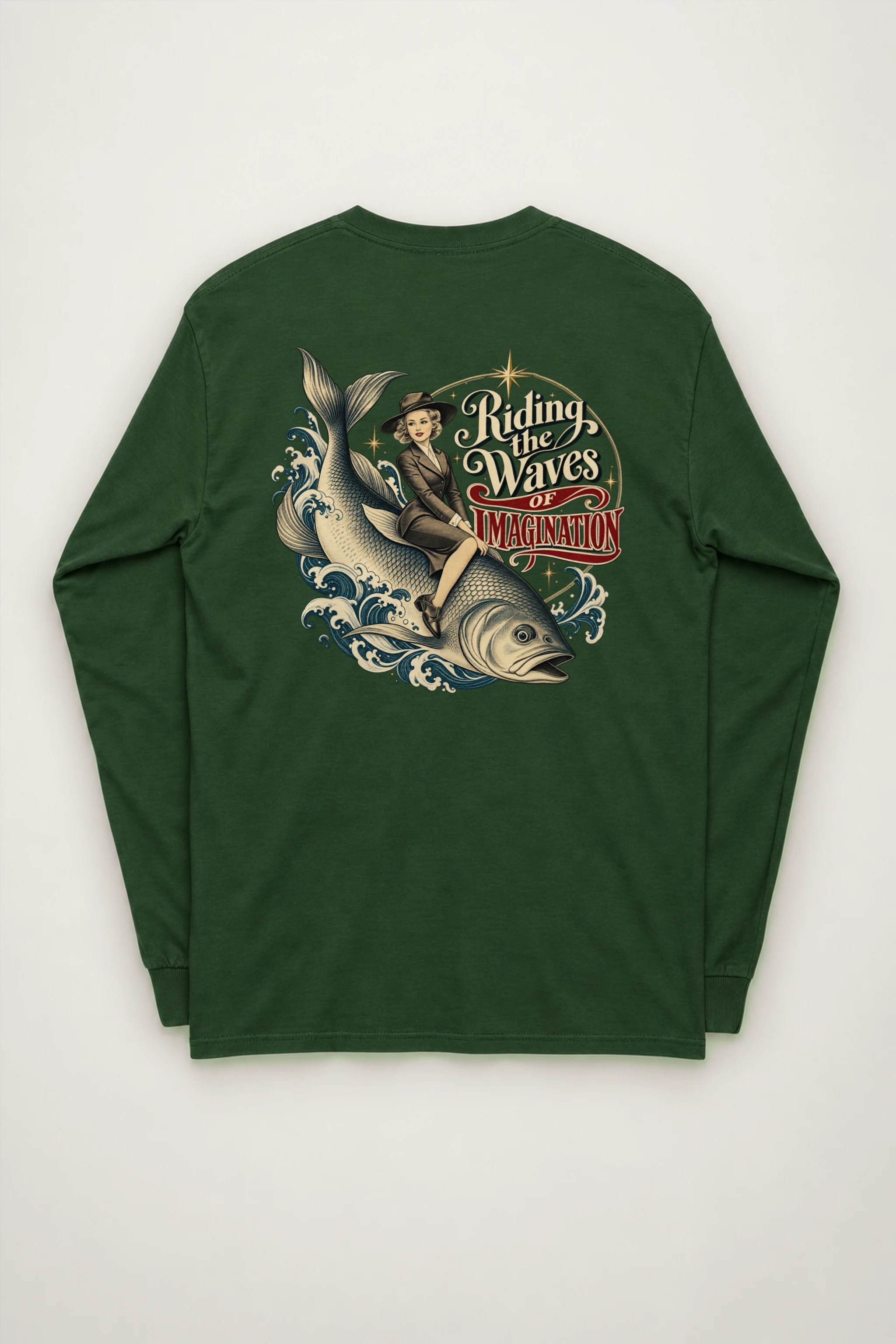 "Riding The Waves" Unisex Longsleeve T-shirt