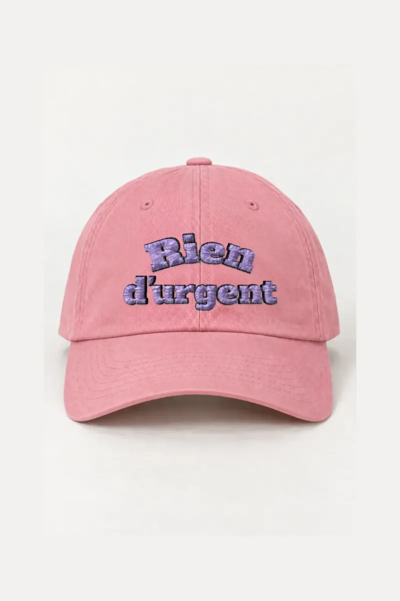 "Rien d'Urgent" Classic Dad Hat · Embroidered | Yupoong 6245CM