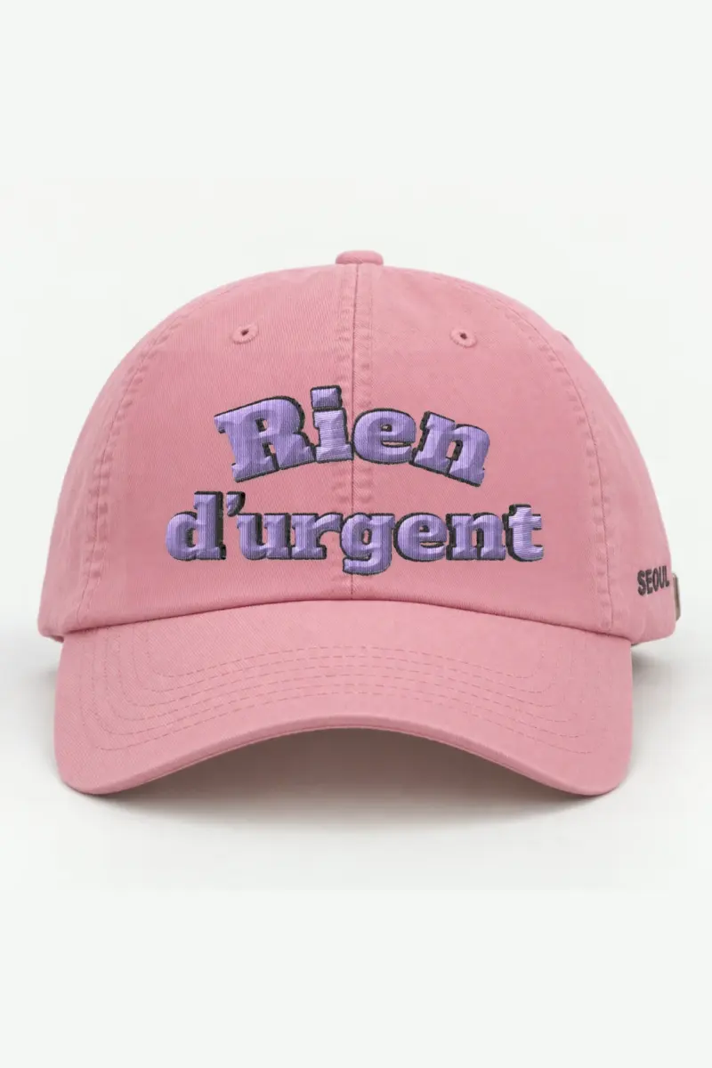 "Rien d'Urgent" Classic Dad Hat · Embroidered