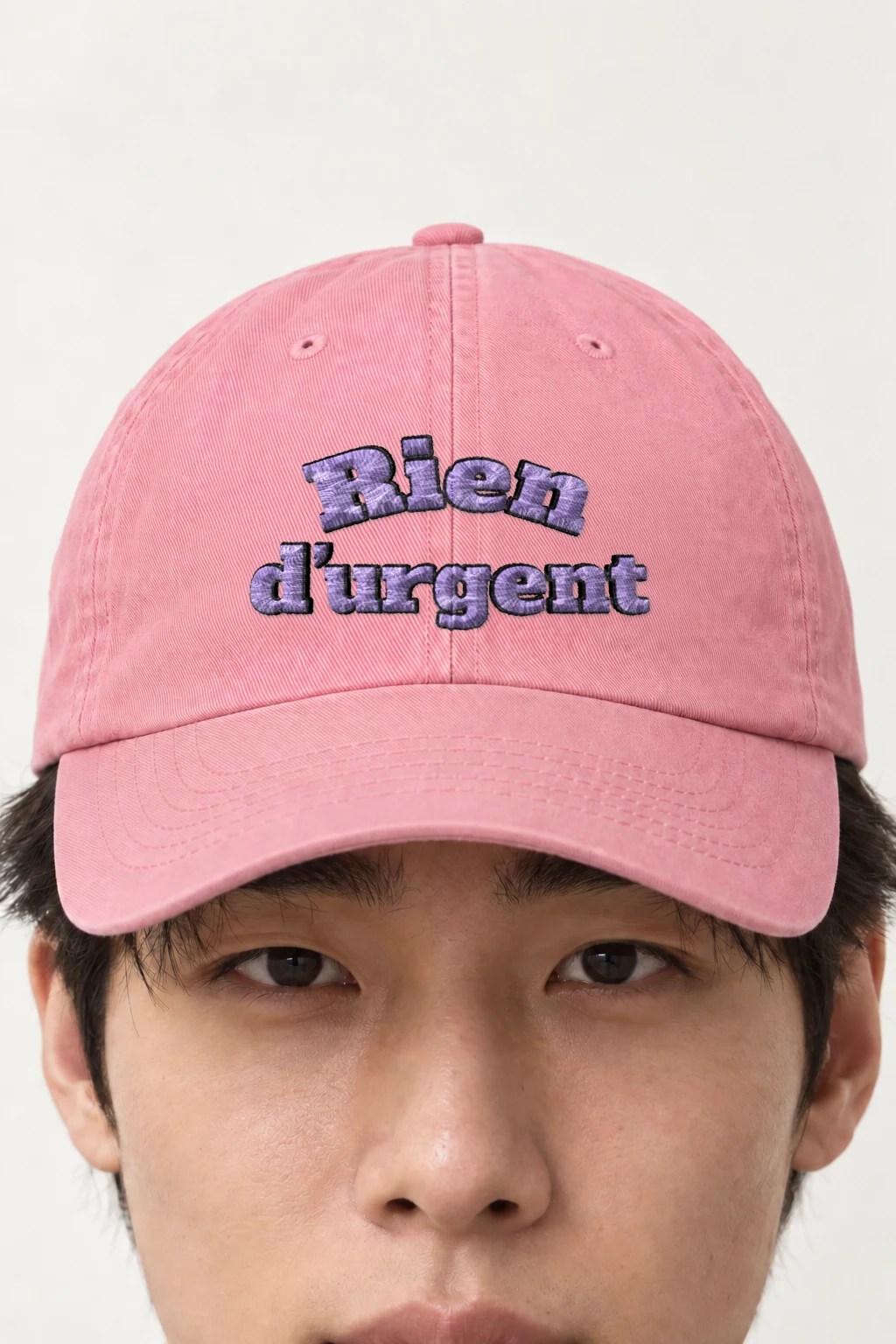 "Rien d'Urgent" Classic Dad Hat · Embroidered | Yupoong 6245CM