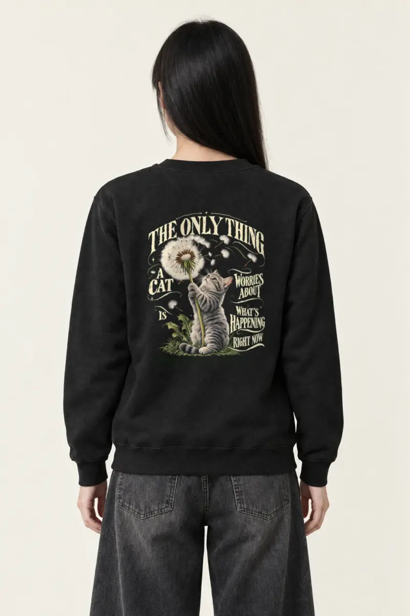 "Right Now" Heavy Blend Unisex Crewneck Sweatshirt