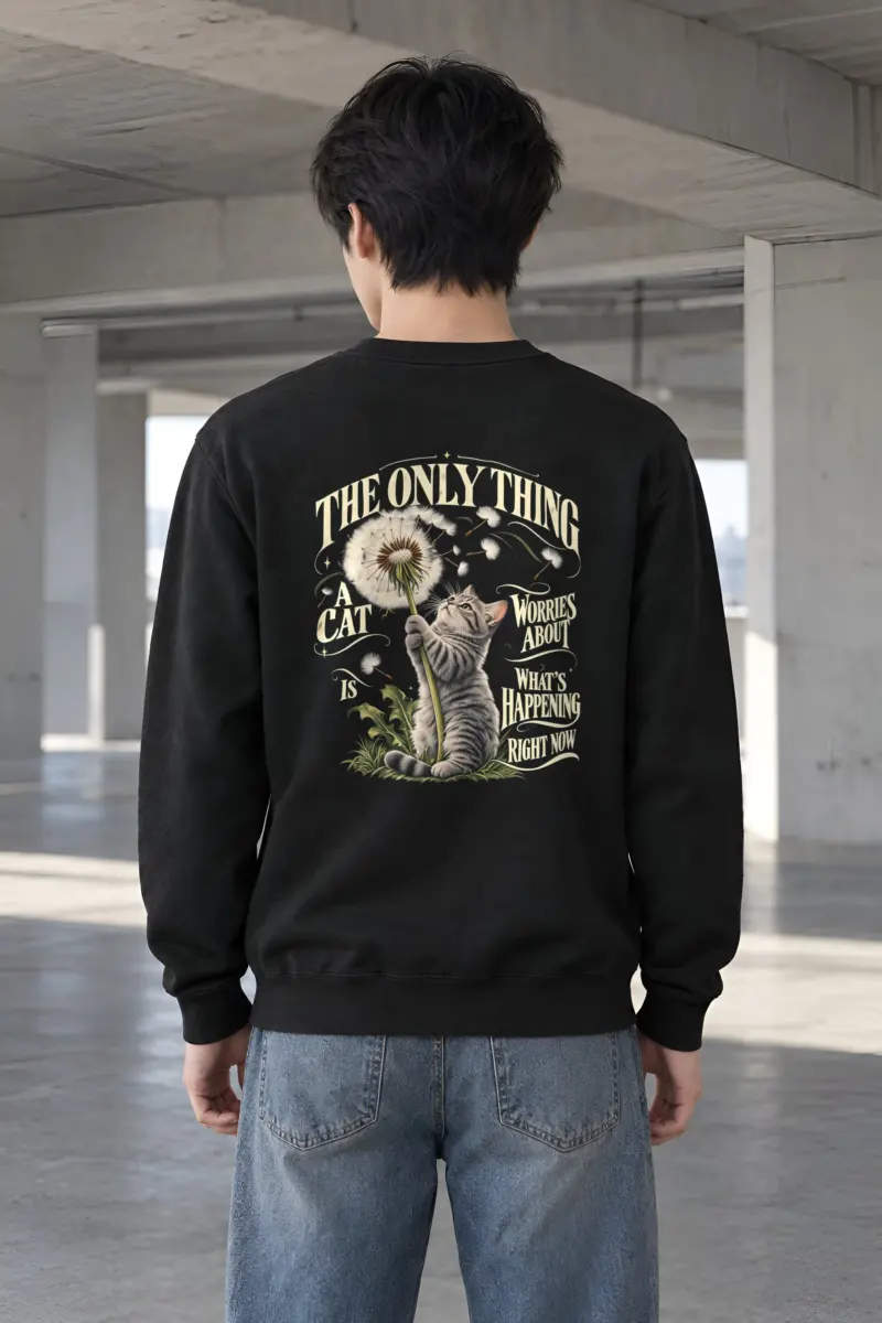 "Right Now" Heavy Blend Unisex Crewneck Sweatshirt