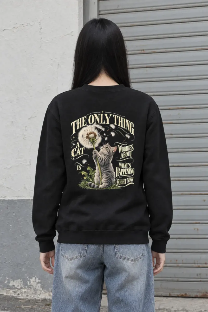 "Right Now" Heavy Blend Unisex Crewneck Sweatshirt