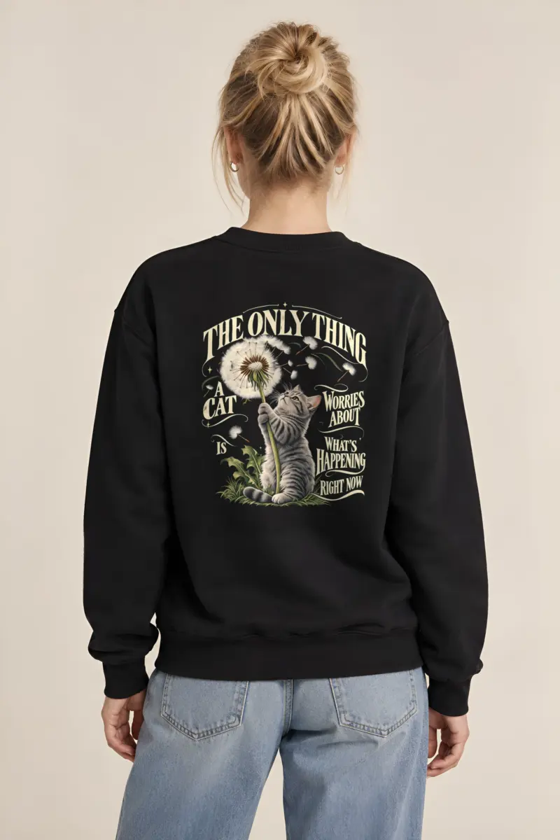 "Right Now" Heavy Blend Unisex Crewneck Sweatshirt