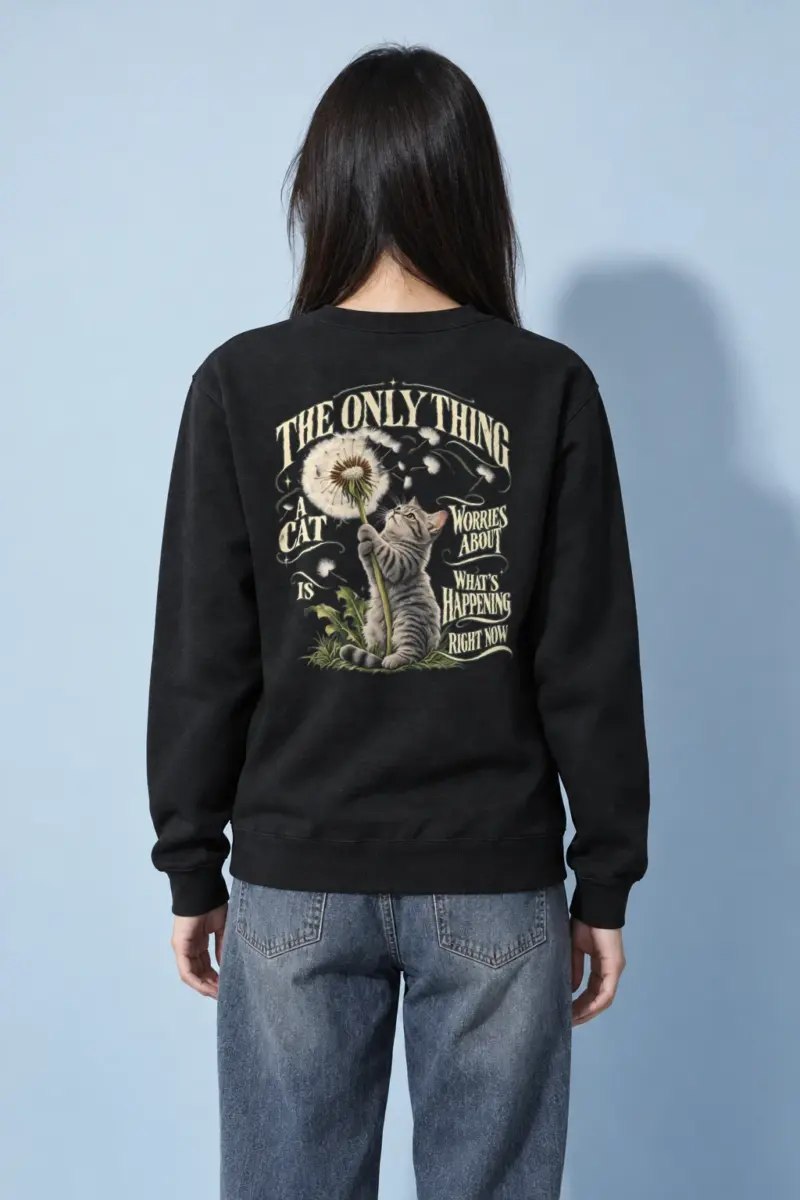 "Right Now" Heavy Blend Unisex Crewneck Sweatshirt | Gildan 18000