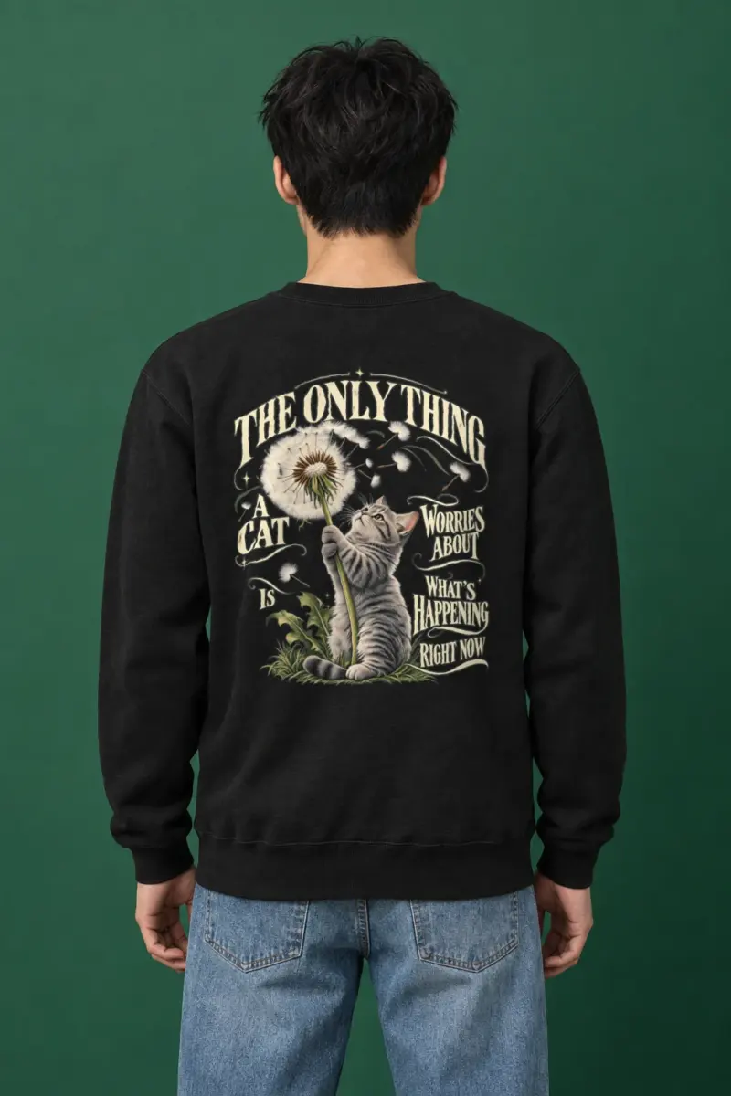 "Right Now" Heavy Blend Unisex Crewneck Sweatshirt | Gildan 18000