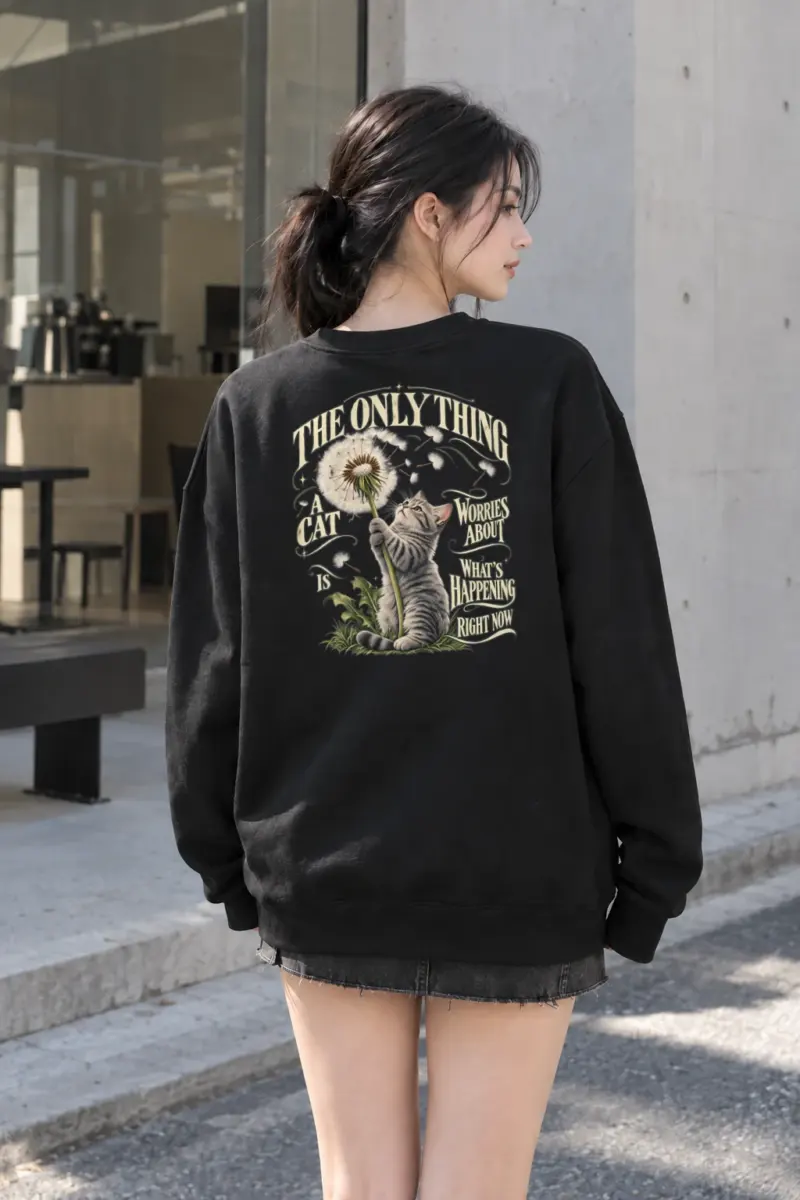 "Right Now" Heavy Blend Unisex Crewneck Sweatshirt | Gildan 18000