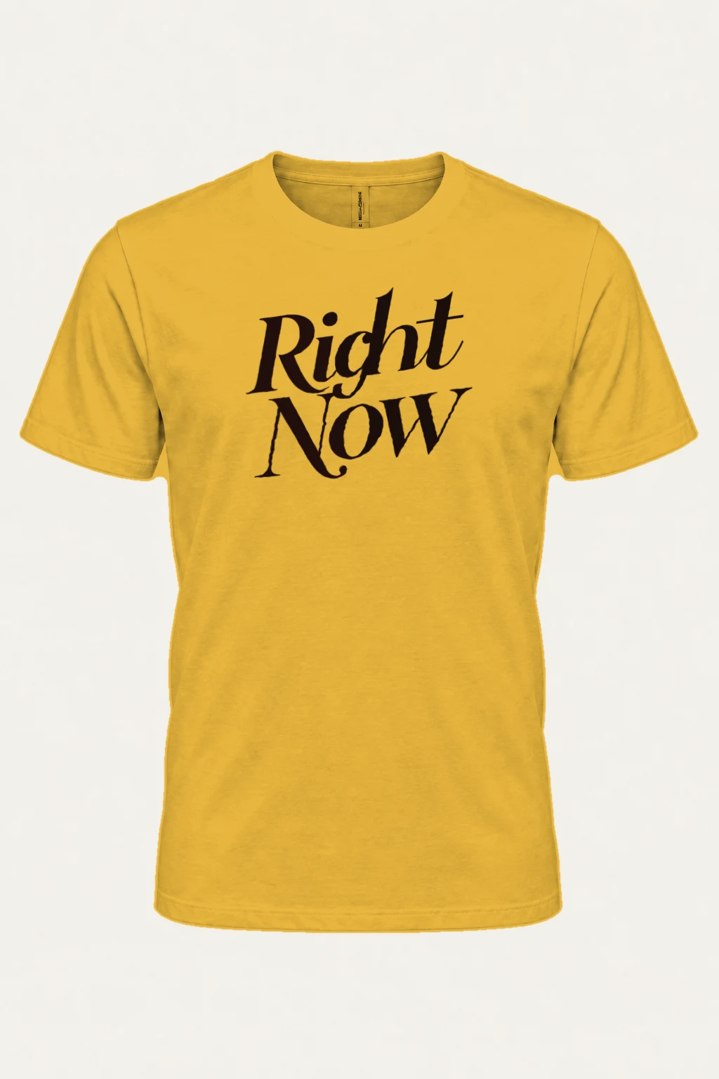 "Right Now" Heavyweight Unisex Crewneck T-shirt | Gildan 5000