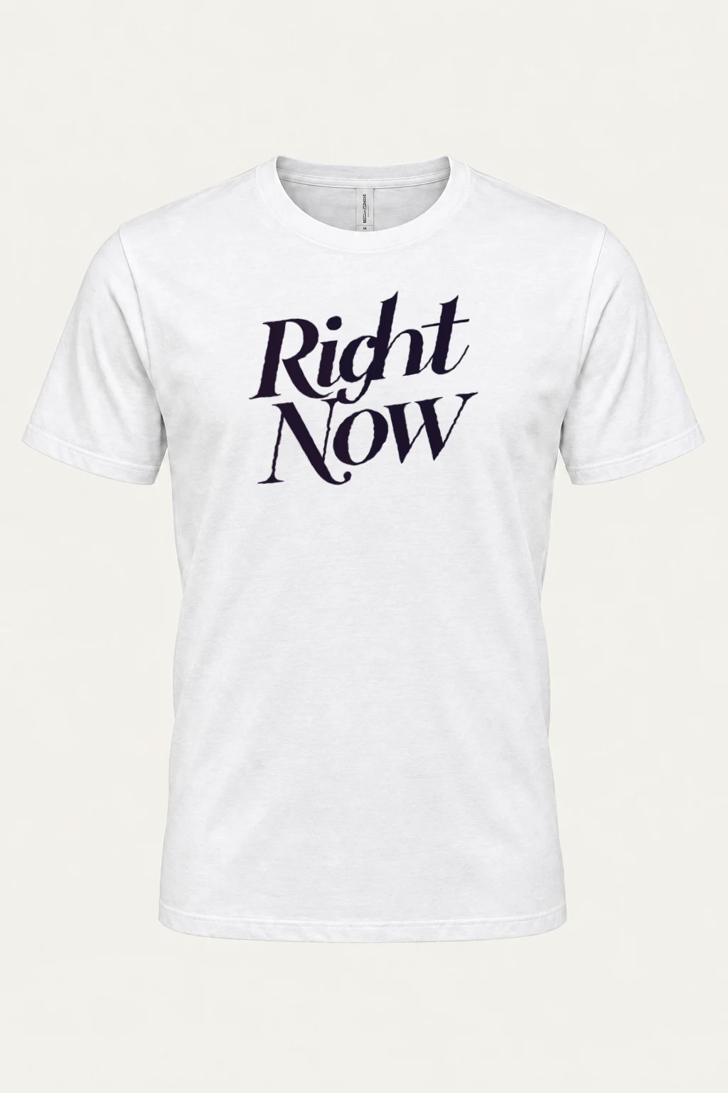 "Right Now" Heavyweight Unisex Crewneck T-shirt | Gildan 5000