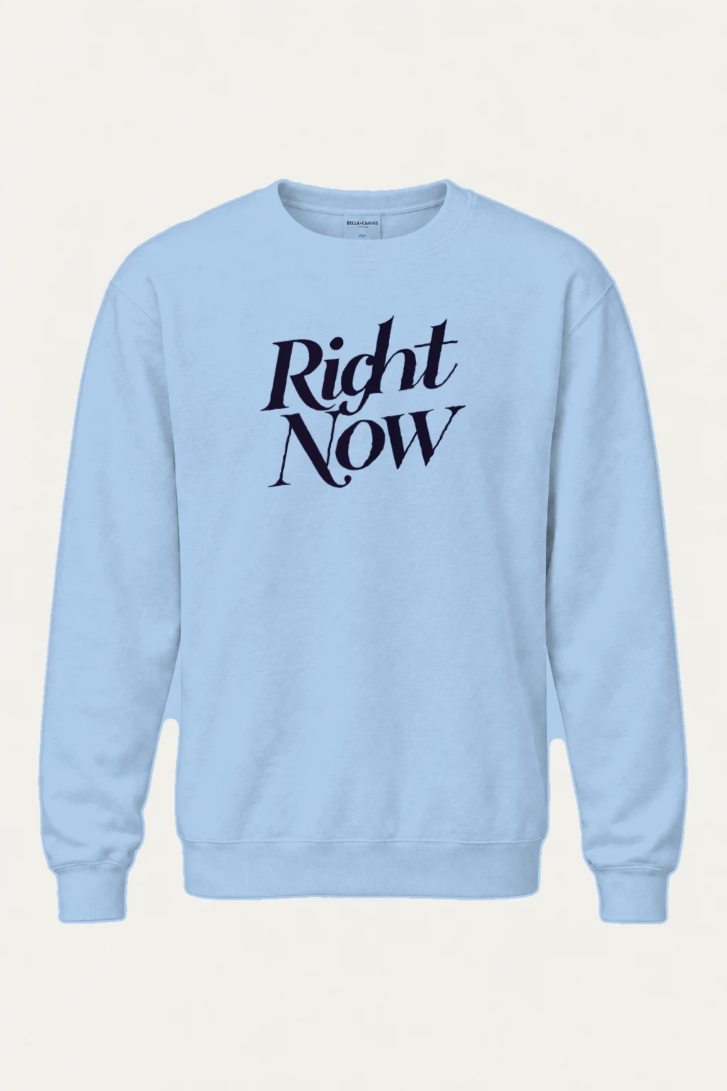 "Right Now Script" Heavy Blend Unisex Crewneck Sweatshirt | Gildan 18000