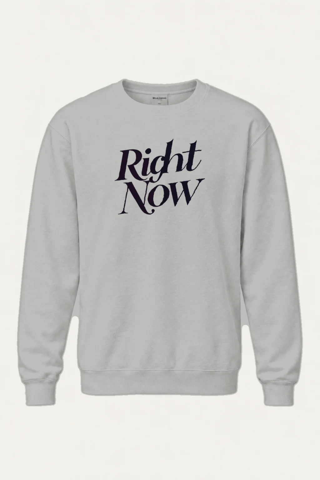 "Right Now Script" Heavy Blend Unisex Crewneck Sweatshirt | Gildan 18000