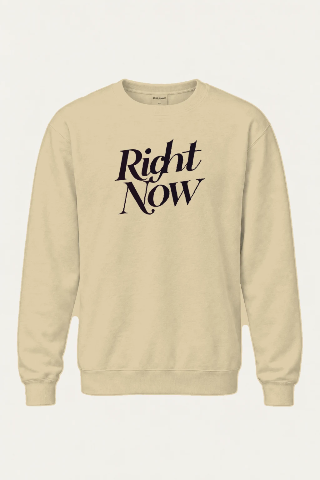 "Right Now Script" Heavy Blend Unisex Crewneck Sweatshirt | Gildan 18000