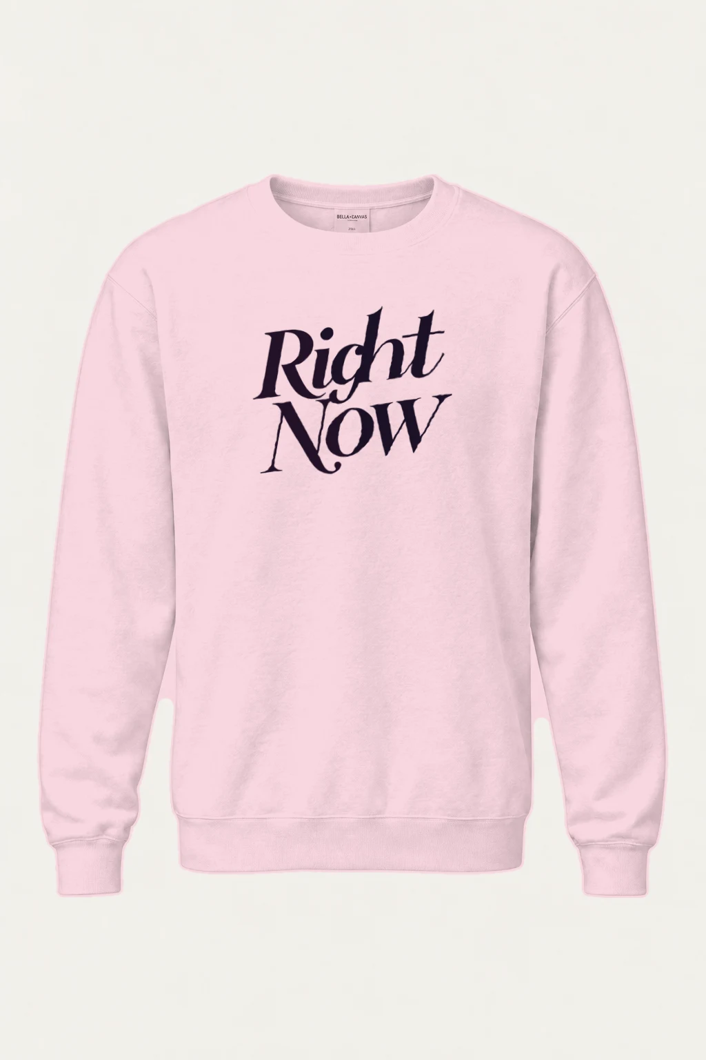 "Right Now Script" Heavy Blend Unisex Crewneck Sweatshirt | Gildan 18000