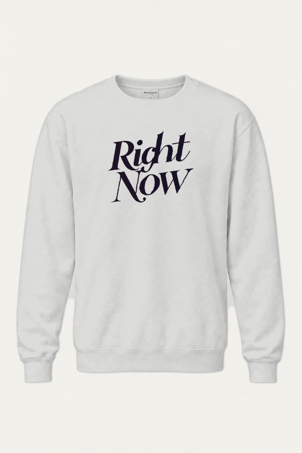 "Right Now Script" Heavy Blend Unisex Crewneck Sweatshirt | Gildan 18000