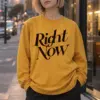 "Right Now Script" Unisex Longsleeve T-shirt | Gildan 2400