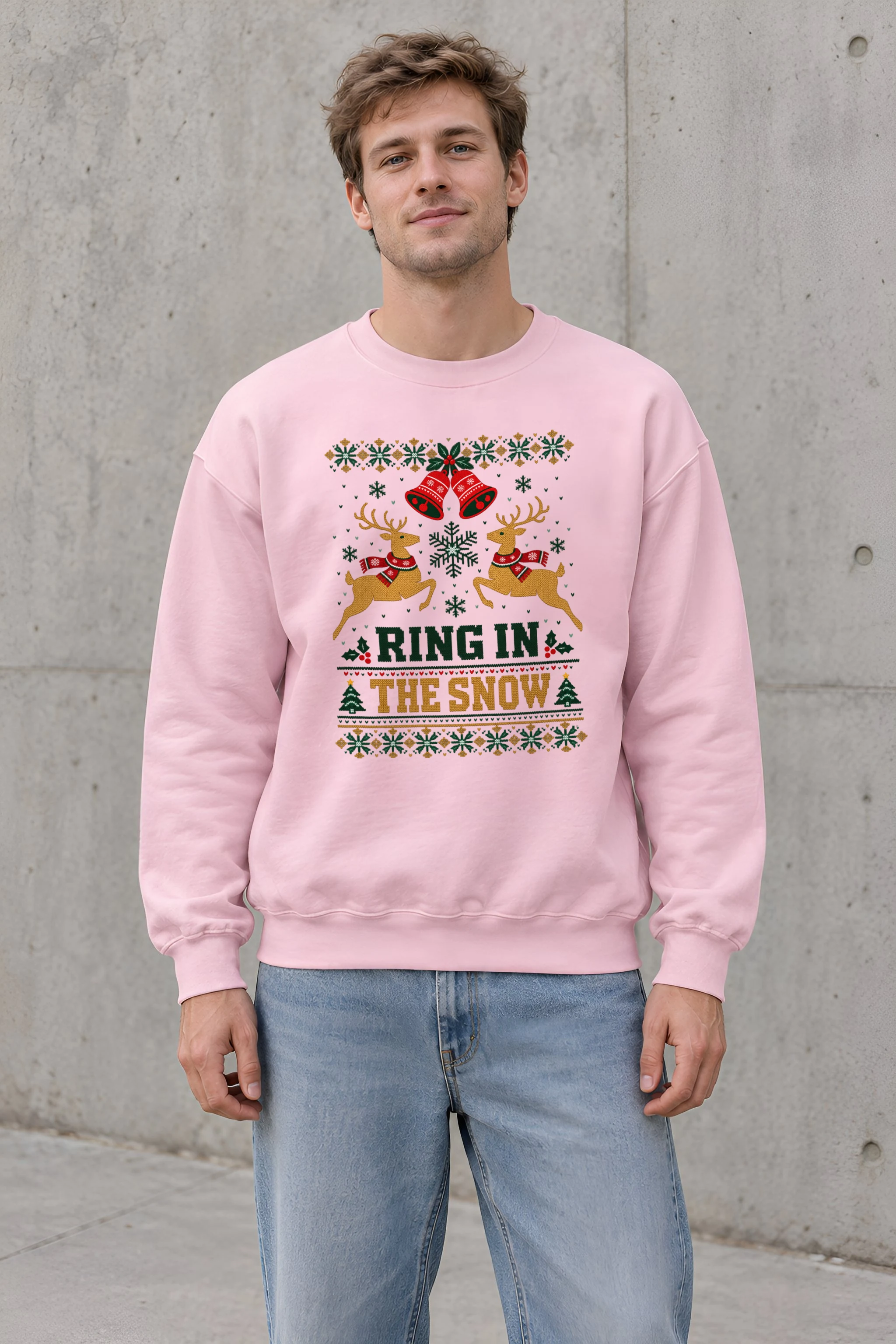 "Ring In The Snow" 1 Crewneck Sweatshirt
